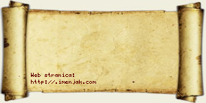 Tamara Jolić vizit kartica